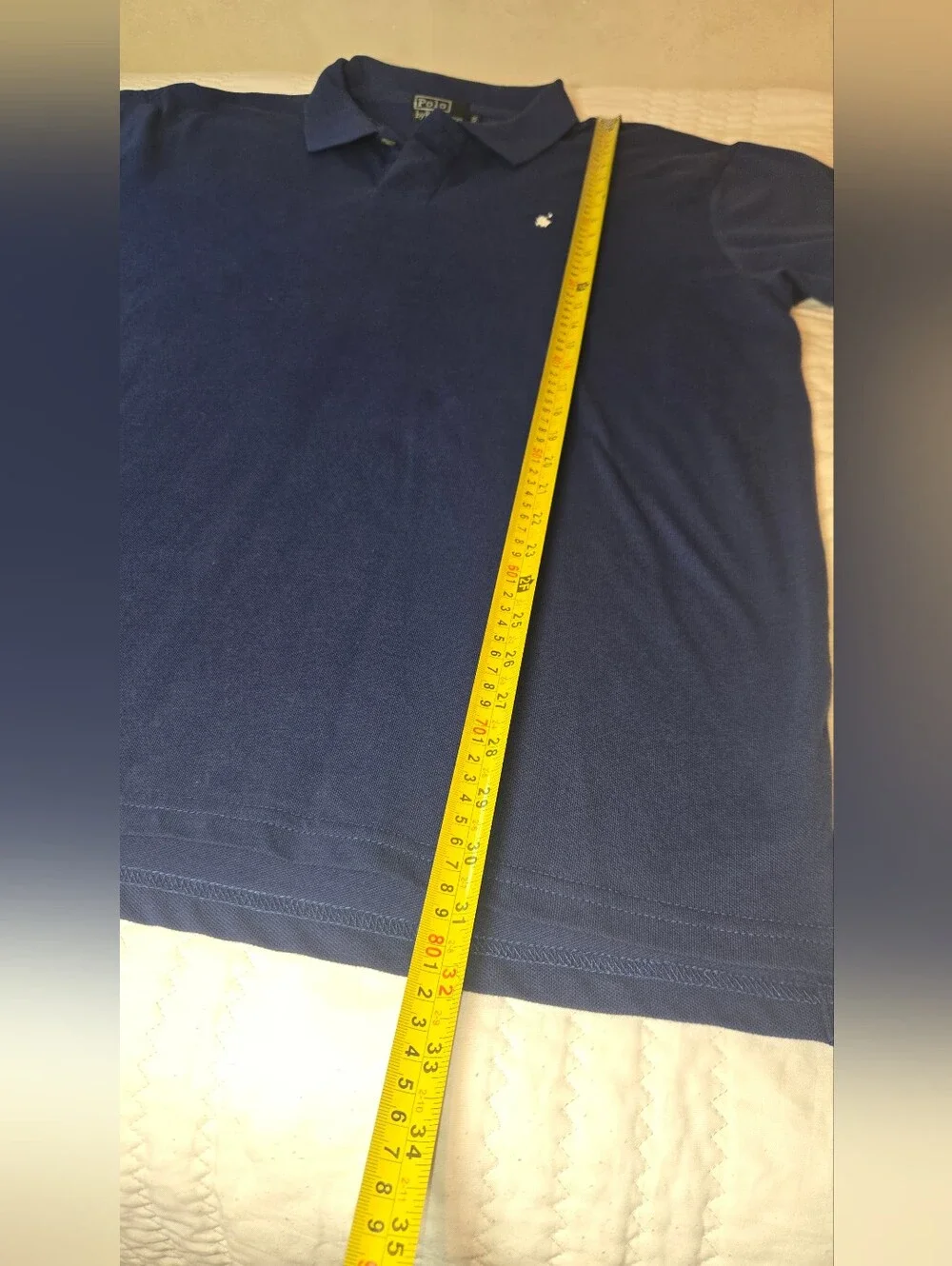 Polo by Ralph Lauren Men’s Deep Blue Polo with White Pony